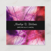 家族および個人的なカウンセラー スクエア名刺 (正面)