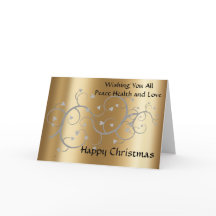 家族および友人のためのクリスマスカード