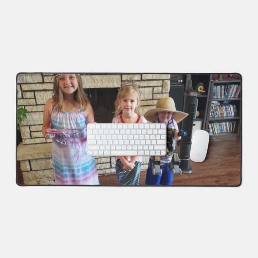 家族お気に入りのの写真を追加 デスクマット (キーボード&マウス)