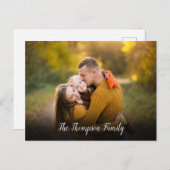 家族お気に入りのの写真 シーズンポストカード (正面/裏面)