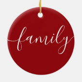 家族お気に入りのの写真 セラミックオーナメント (裏面)