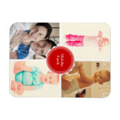 家族お気に入りのの写真 マグネット (横)