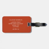 家族お気に入りのの写真 ラゲッジタグ (裏面横)