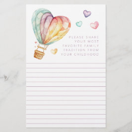 家族お気に入りの伝統シャワーカード