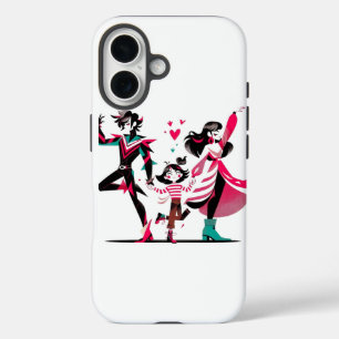 家族お洒落の瞬間 iPhone 16ケース