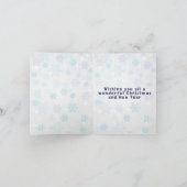 家族からあなたのクリスマス写真まで カード (内部)