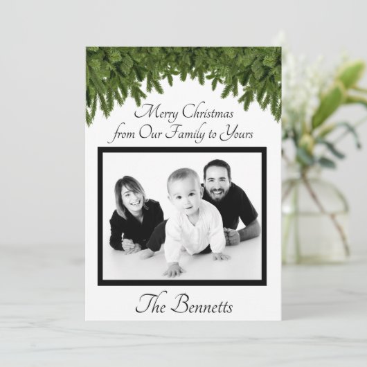 家族からお前のカードへのクリスマス サンキューカード (スタンド正面)