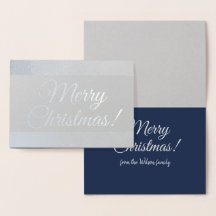 家族からの季節の輝くクリスマスの挨拶