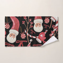 家族からクリスマスを祝して ハンドタオル