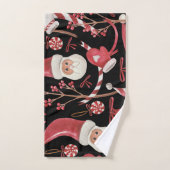 家族からクリスマスを祝して ハンドタオル (ハンドタオル)