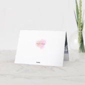 家族から家族まで、クリスマスグリーティングカード カード (裏面)