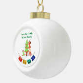 家族から家族まで  セラミックボールオーナメント (右)