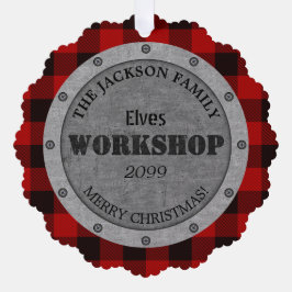 家族から – 小妖精や小人ワークショップ – ギフトラベル オーナメントカード