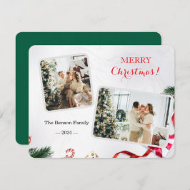 家族かわいいメリークリスマス2写真 シーズンカード