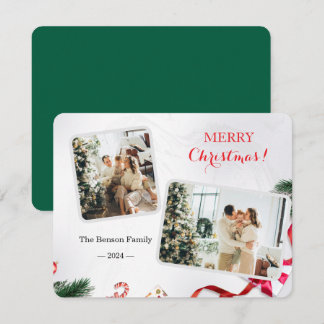 家族かわいいメリークリスマス2写真 シーズンカード