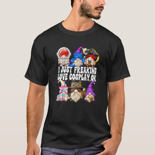 家族かわいい魔法使いとドラのためのコスプレ恋人引用文 Tシャツ (正面)