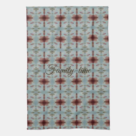 家族かわいらし用キッチンタオル キッチンタオル (縦)