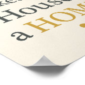 家族がこの家を家にする ポスター (角)