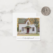 家族がの家カスタムの写真を移した ノートカード (正面/裏面インサイチュ)