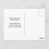 家族がの家カスタムの写真を移した ポストカード (裏面)