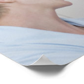 家族が一緒に歯を磨く ポスター (角)