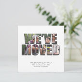 家族が写真を移動しました新しい住所の移動 案内状 (スタンド正面)
