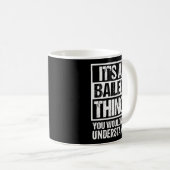 家族が分からないのは保釈金だ コーヒーマグカップ (正面右)