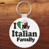 家族が大好イタリアンき キーホルダー (正面)