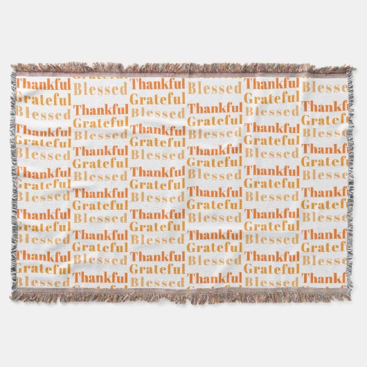 家族が感謝祭のディナーを集める スローブランケット (正面)