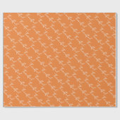 家族が感謝祭のディナーを集める ラッピングペーパー (フラット)