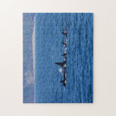 家族が結束する ジグソーパズル (縦)