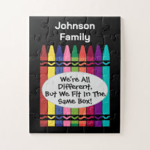 家族すべて違うのおもしろいだが箱に収まる