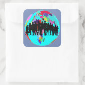 家族だ スクエアシール (バッグ)