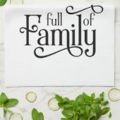 家族でいっぱいのキッチン- キッチンタオル (折り畳み)