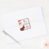 家族でとれるサンタメリークリスマス スクエアシール (封筒)