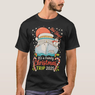 家族でのクリスマスクルーズ旅行2025 Tシャツ