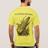 家族での再会に最適な農業Tシャツ Tシャツ (裏面)