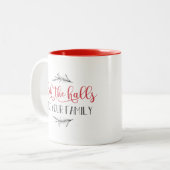 家族ではなくホールをデッキに ツートーンマグカップ (正面左)