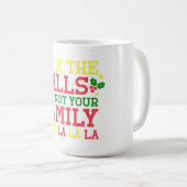 家族ではなくホールをデッキ コーヒーマグカップ (正面右)