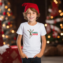 家族でクリスマスのおそろいコーデ 皮肉っぽい息子 トライブレンドTシャツ
