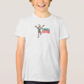 家族でクリスマスのおそろいコーデ 皮肉っぽい息子 トライブレンドＴシャツ (正面)