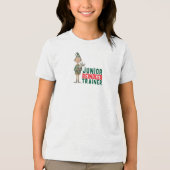 家族でクリスマスのお揃いコーデ 皮肉屋の息子用 トライブレンドTシャツ (正面)