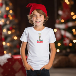 家族でクリスマスのマッチングコーデ 皮肉な息子 トライブレンドTシャツ