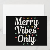 家族でクリスマスの陽気な雰囲気を楽しむためのライトのみ シーズンカード (正面/裏面)