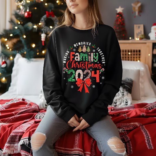家族でクリスマス2024 一緒に作る思い出 スウェットシャツ
