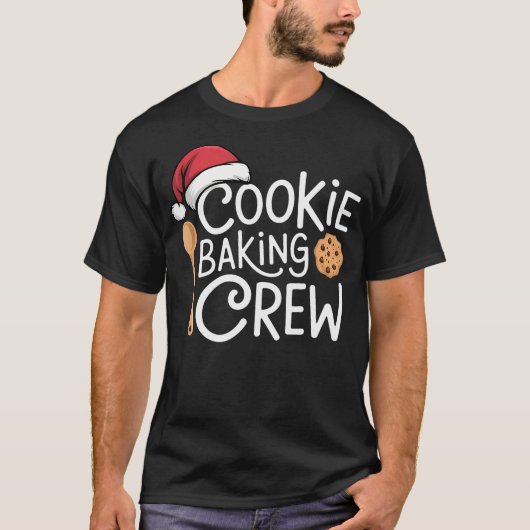 家族でクリスマス クッキー作り Tシャツ (正面)
