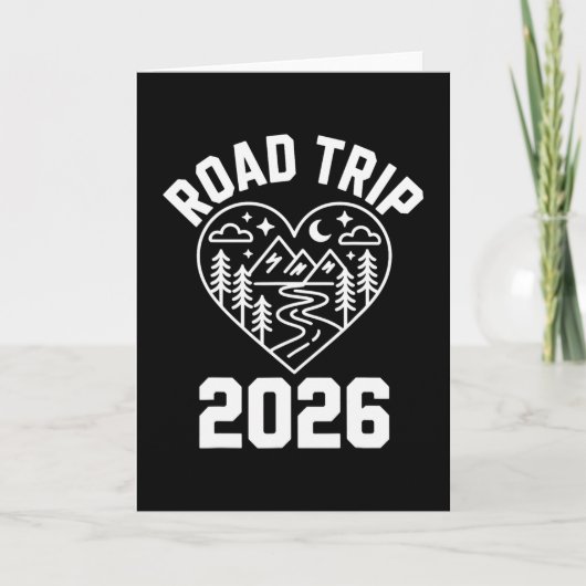 家族でドライブ旅行 2026 カード (正面)