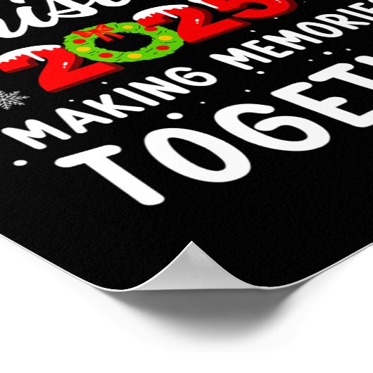 家族で一緒に思い出を作るクリスマス2025 ポスター (角)