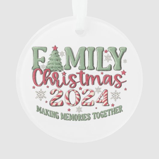 家族で一緒に思い出を作るクリスマス オーナメント (裏面)