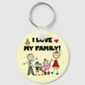 家族で作るTシャツとギフトが大好き キーホルダー (正面)